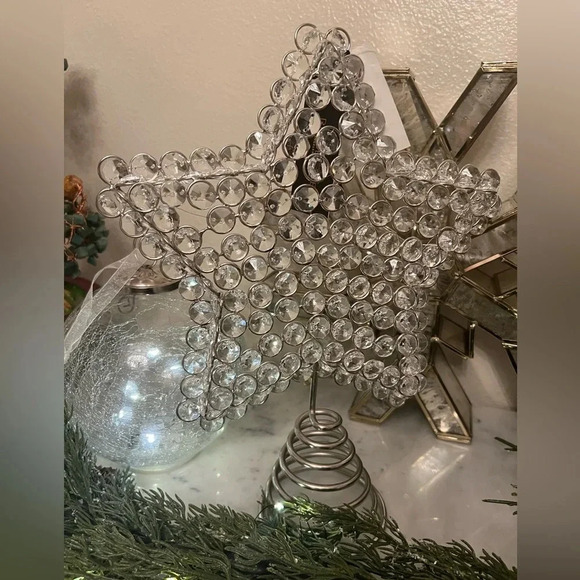 Rachel Zoe Crystal Star Christmas Tree Topper box - not included due too weight - Picture 1 of 12